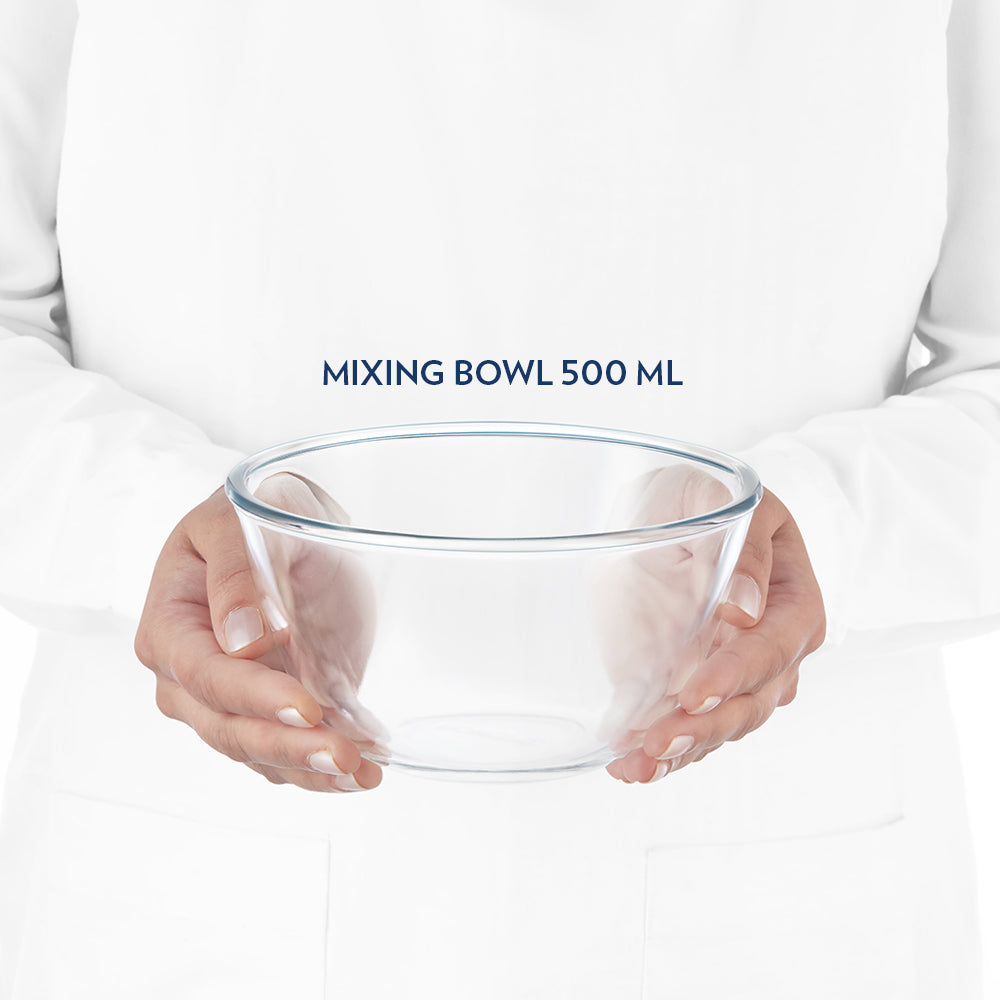 Borosil Mixing Bowl with Lid (750 ml)