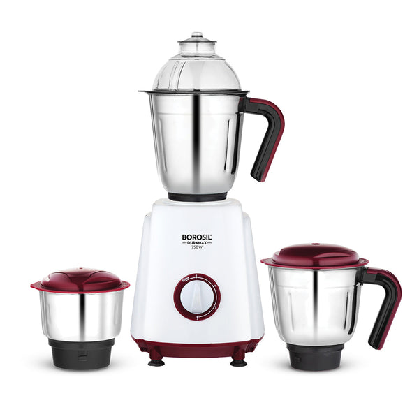 Borosil Duramax 750w Mixer Grinder 3 Jar