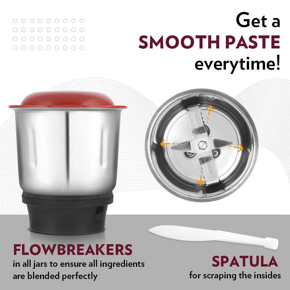 Borosil Best 500w Mixer Grinder 3 Jars