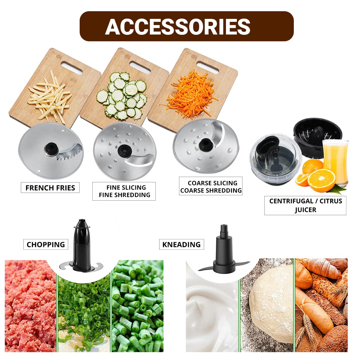 Inalsa Food Processor Inox 1200