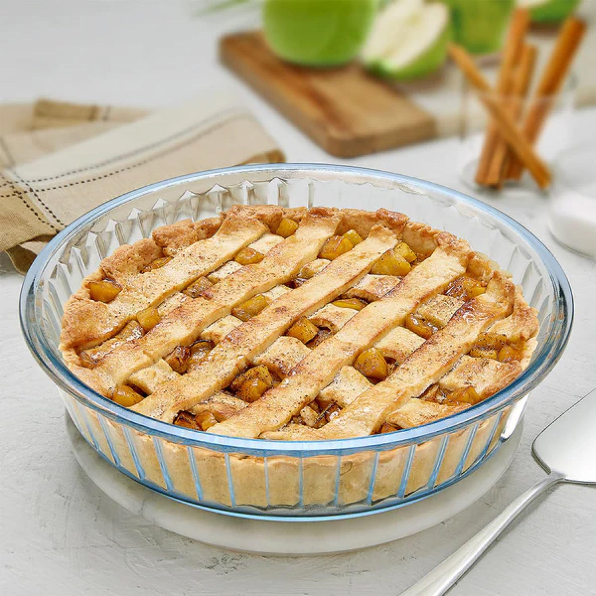Borosil Fluted Dish (1.5 L)