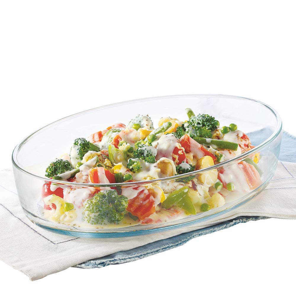 Borosil Oval Baking Dish (4 L)