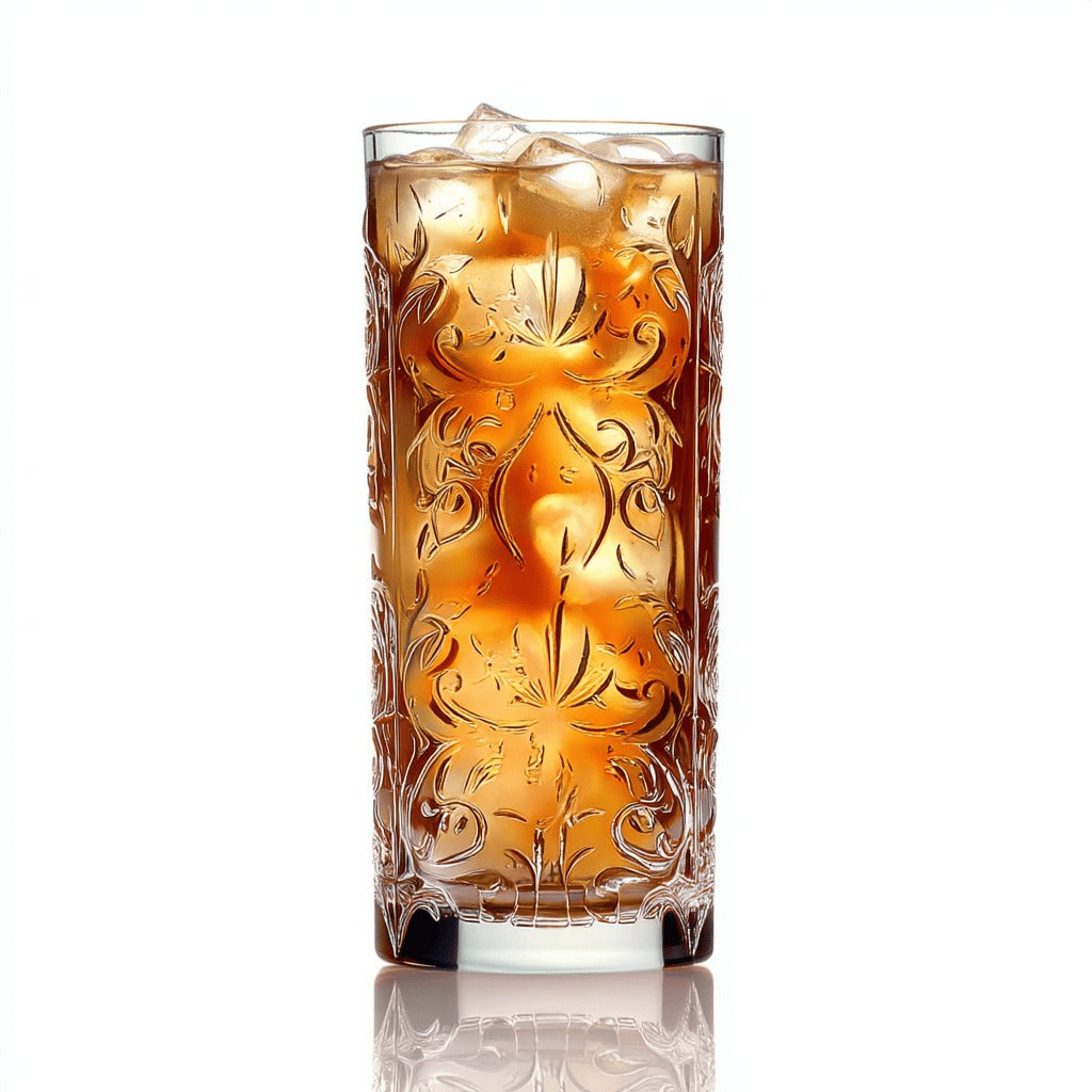 RCR Tattoo Highball Tumbler Glass, Set of 6 (368 ml)
