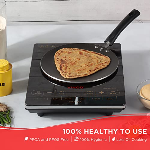 Vinod Zest Inducto Non-Stick Concave Roti Tawa (24 cm)