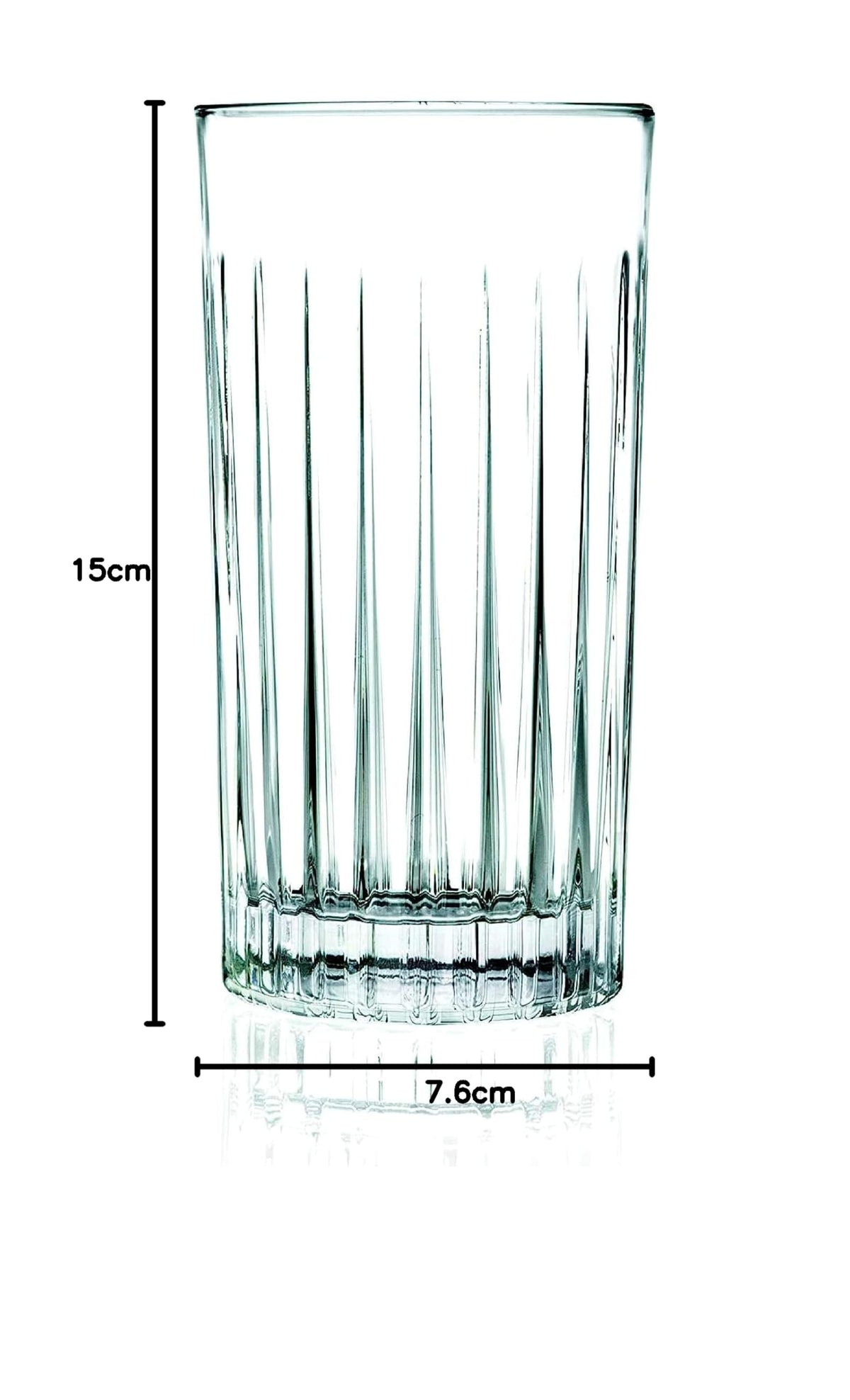 RCR Timeless Highball Tumblers, Set of 6 (440 ml)