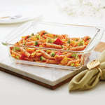 Borosil Square Dish with Handle without Lid (1.6 L)