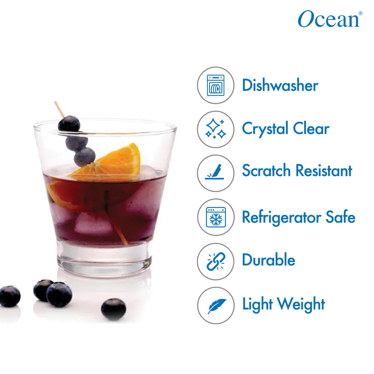 Ocean Studio Rock Glass (345ml)