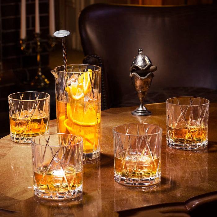 Nachtmann Modern Double Old Fashioned Tumblers, Set of 6 (325 ml)