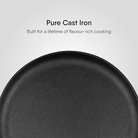 Stahl Blacksmith Signature Cast Iron Dosa Tawa 28 cm