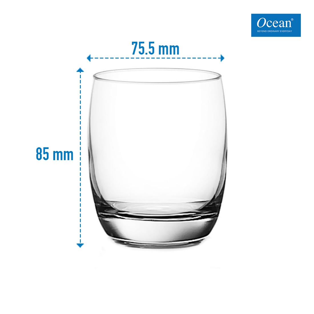 Ocean Ivory Rock Glass (265ml)