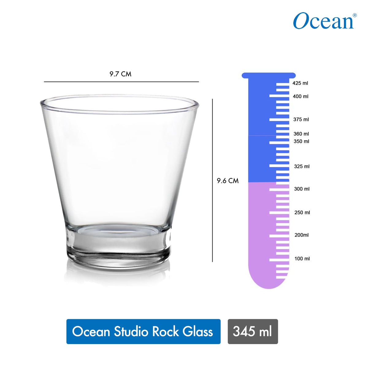 Ocean Studio Rock Glass (345ml)