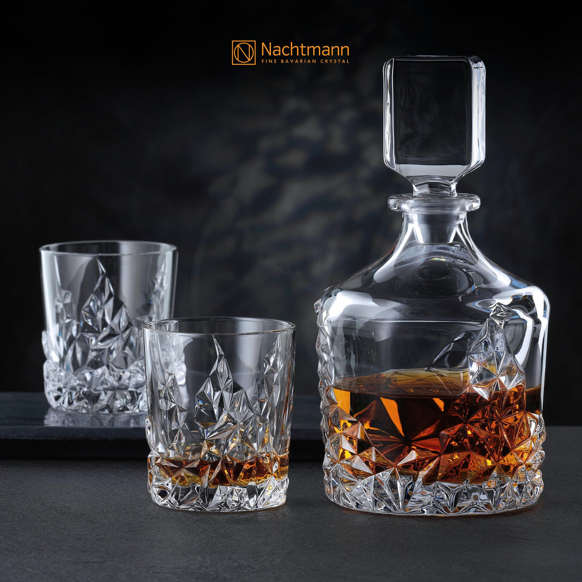 Nachtmann Sculpture Whisky Tumbler, Set of 6 (340 ml)