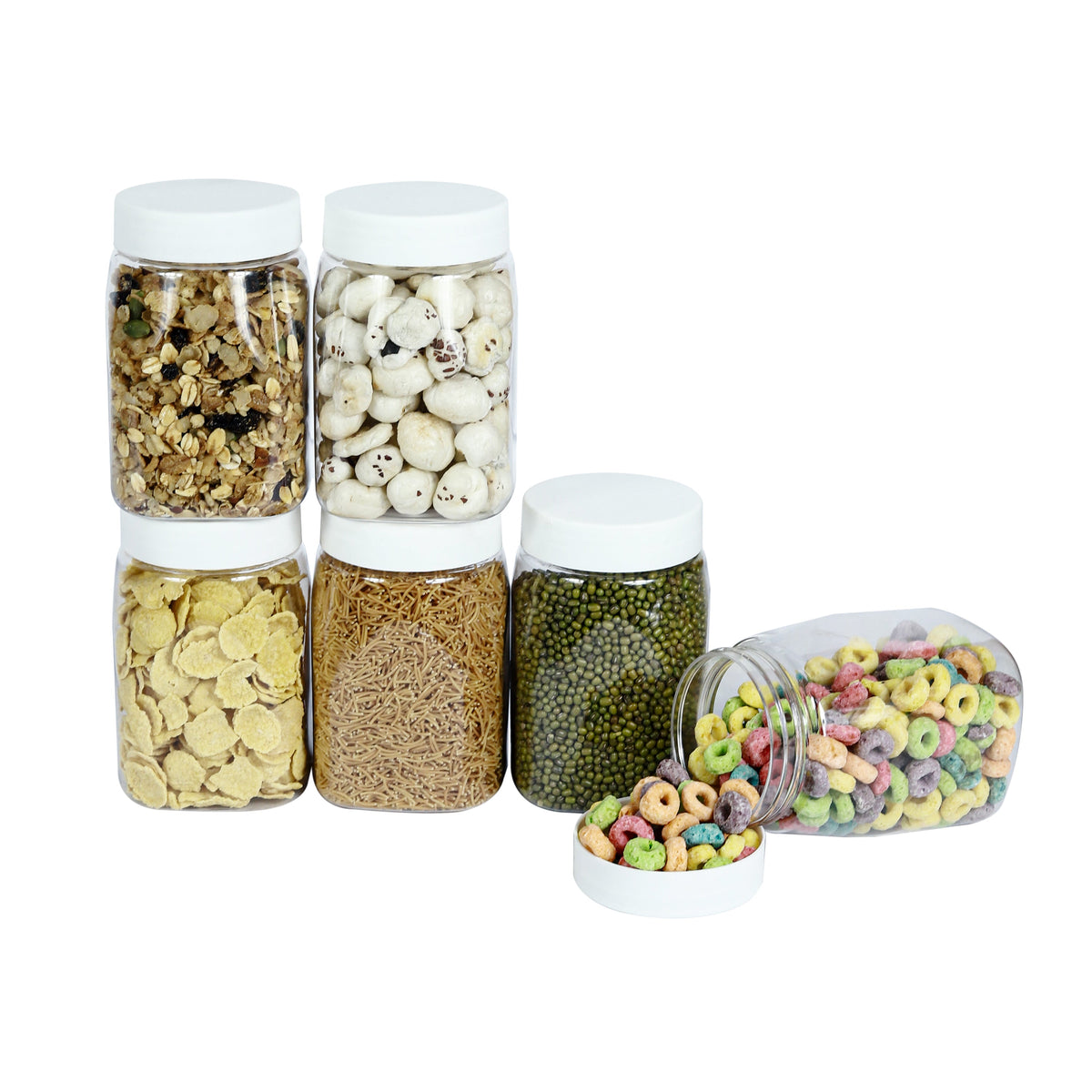Pearlpet Space Saver, Set of 3 (White) (400 g)