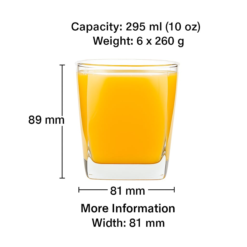 Ocean Plaza Rock Glass (295ml)
