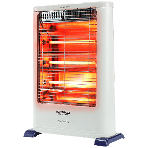 Maharaja Whiteline Lava Quartz Room Heater, White (1200W)