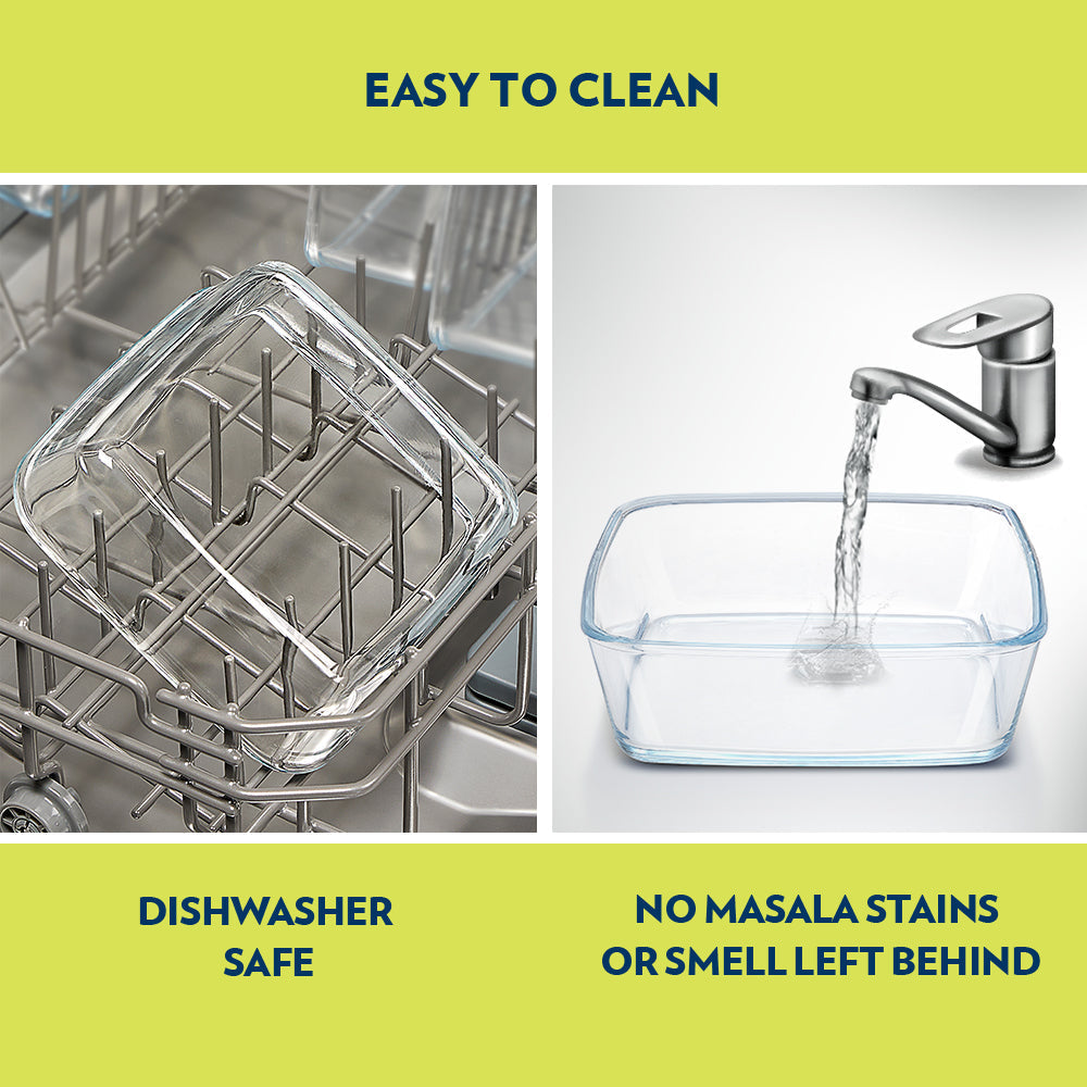 Borosil Everyday Square Dish (1.6 L)