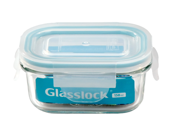 Glasslock Classic Rectangle Glass Container (150 ml)