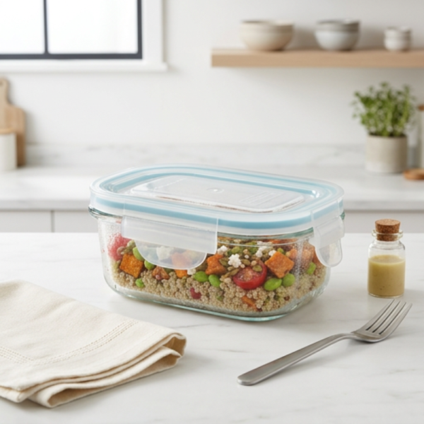 Glasslock Classic Rectangle Glass Container (150 ml)