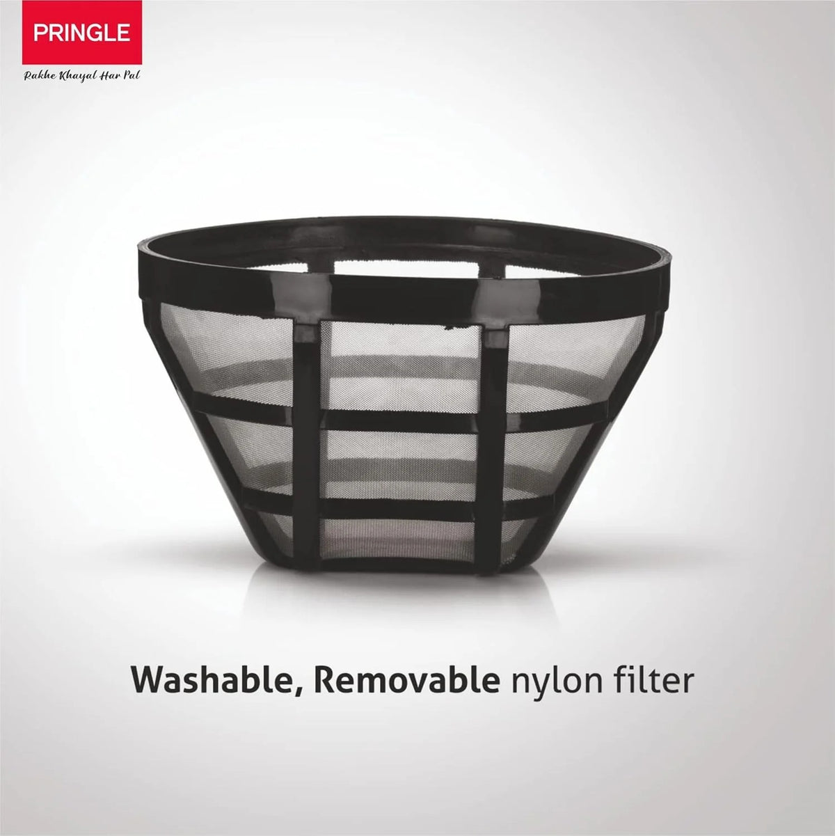 Pringle Mocha 4-Cup Drip Coffee Maker (Black, 600ml)