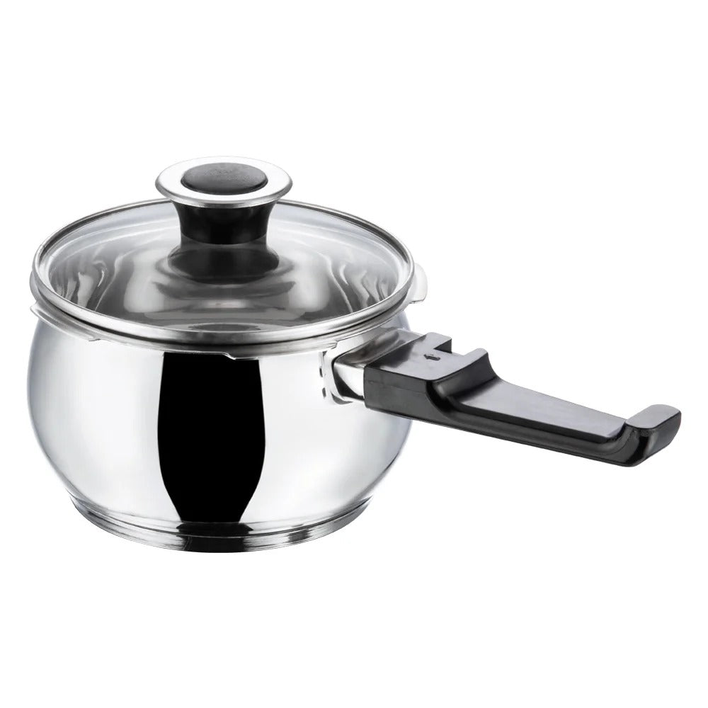 Vinod 18/8 Stainless Steel Splendid Plus Pressure Cooker, Gas & Induction Compatible (3.5 L)