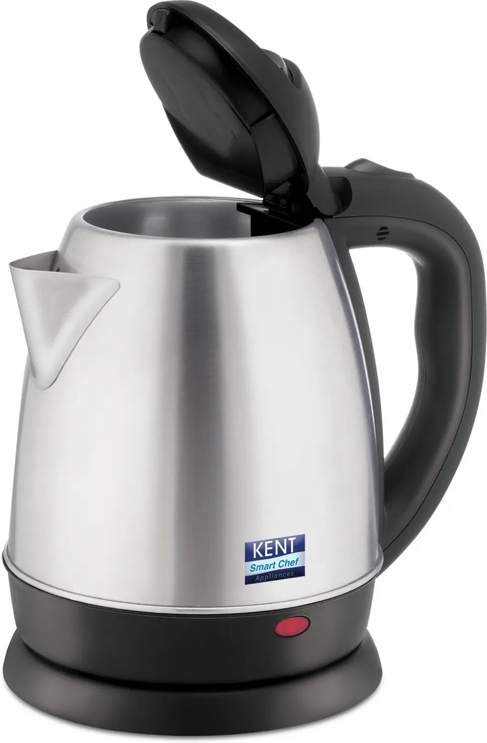 Kent Vogue SS Electric Kettle (Silver & Black, 1.2 Litre)