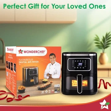 Wonderchef Platinum Plus Digital Air Fryer (5L) (1500W)