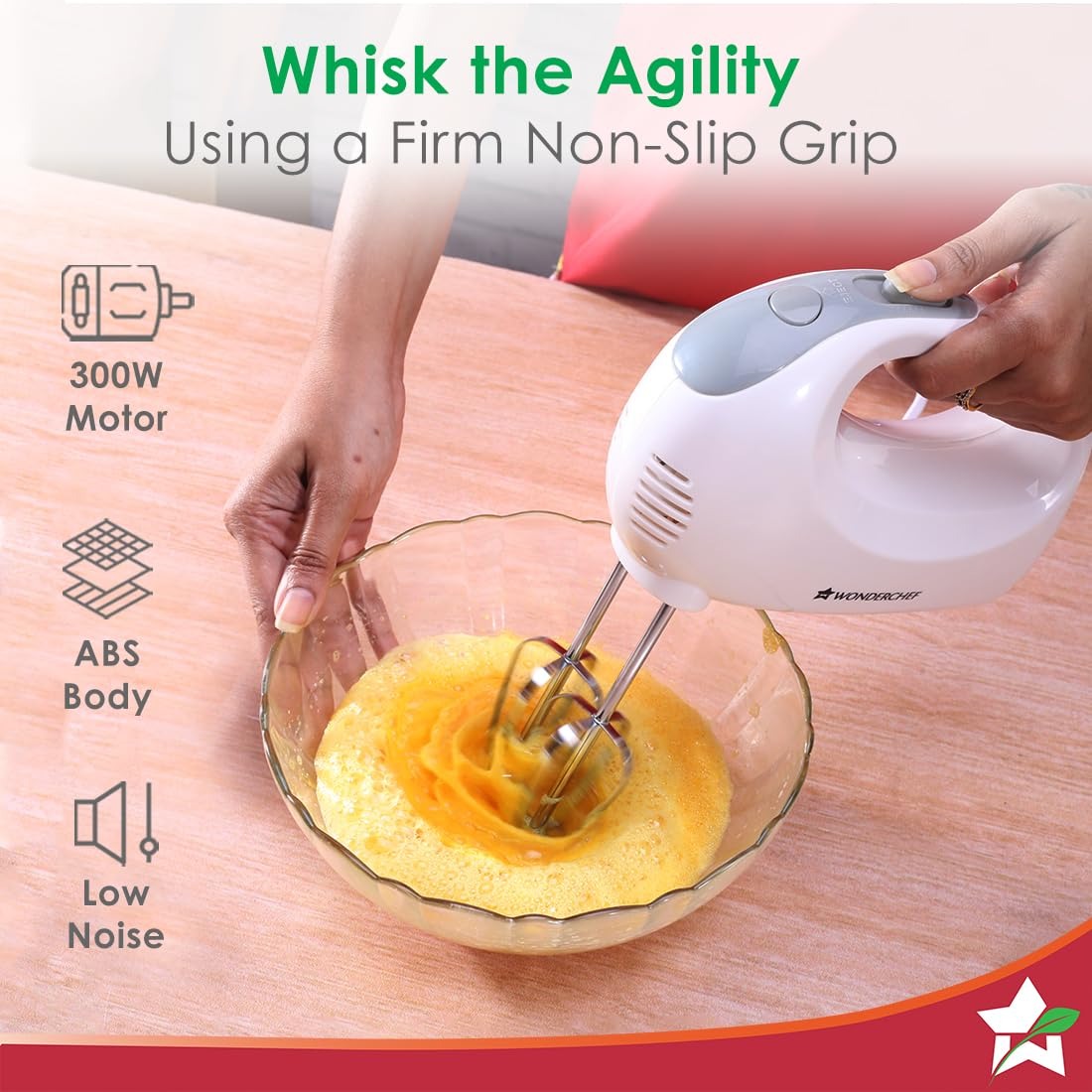 Wonderchef Ultima Plus Hand Mixer (White, 200W)