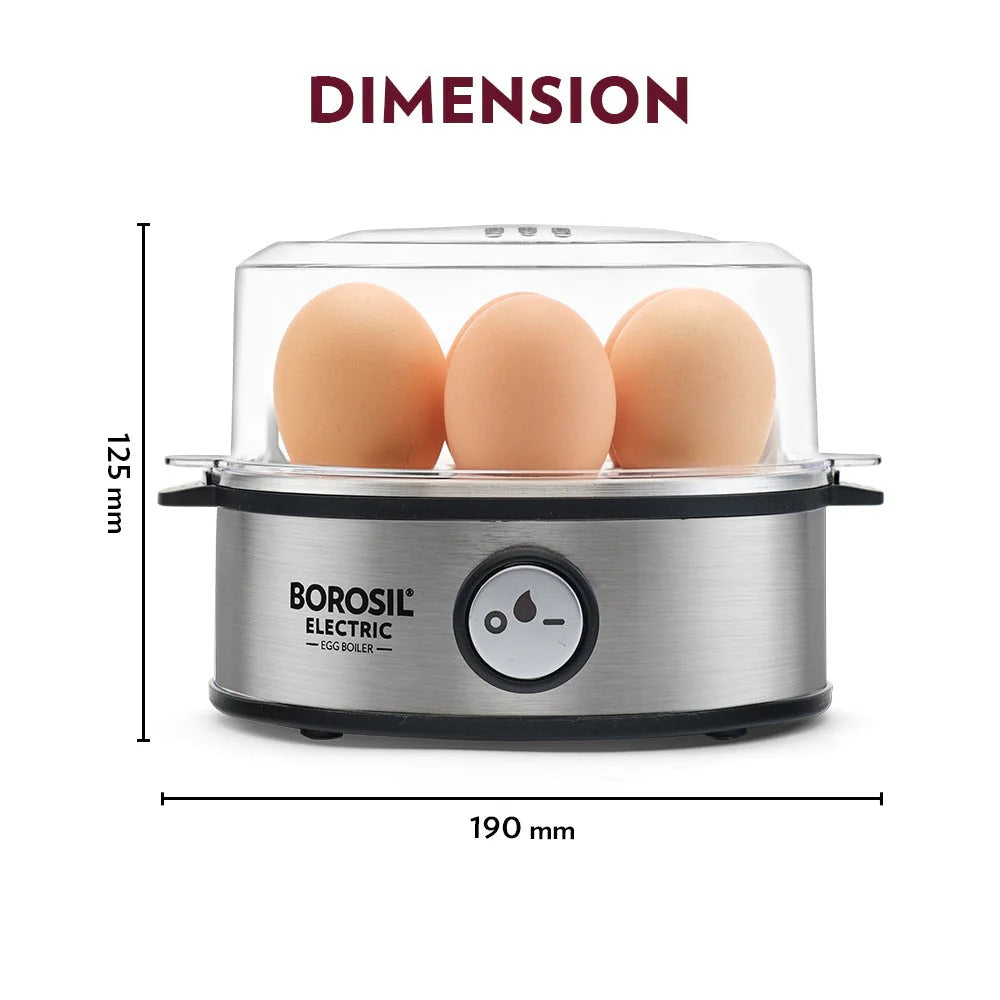 Borosil Electric Egg Boiler (7 Egg Capacity, 360W)