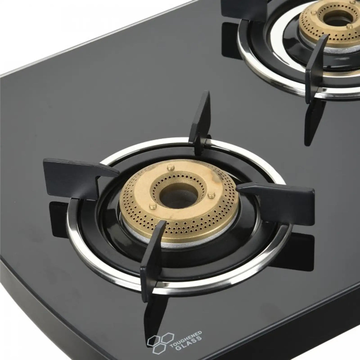 Sunflame Magna Glass Top Gas Stove (3 Burner, Manual Ignition)