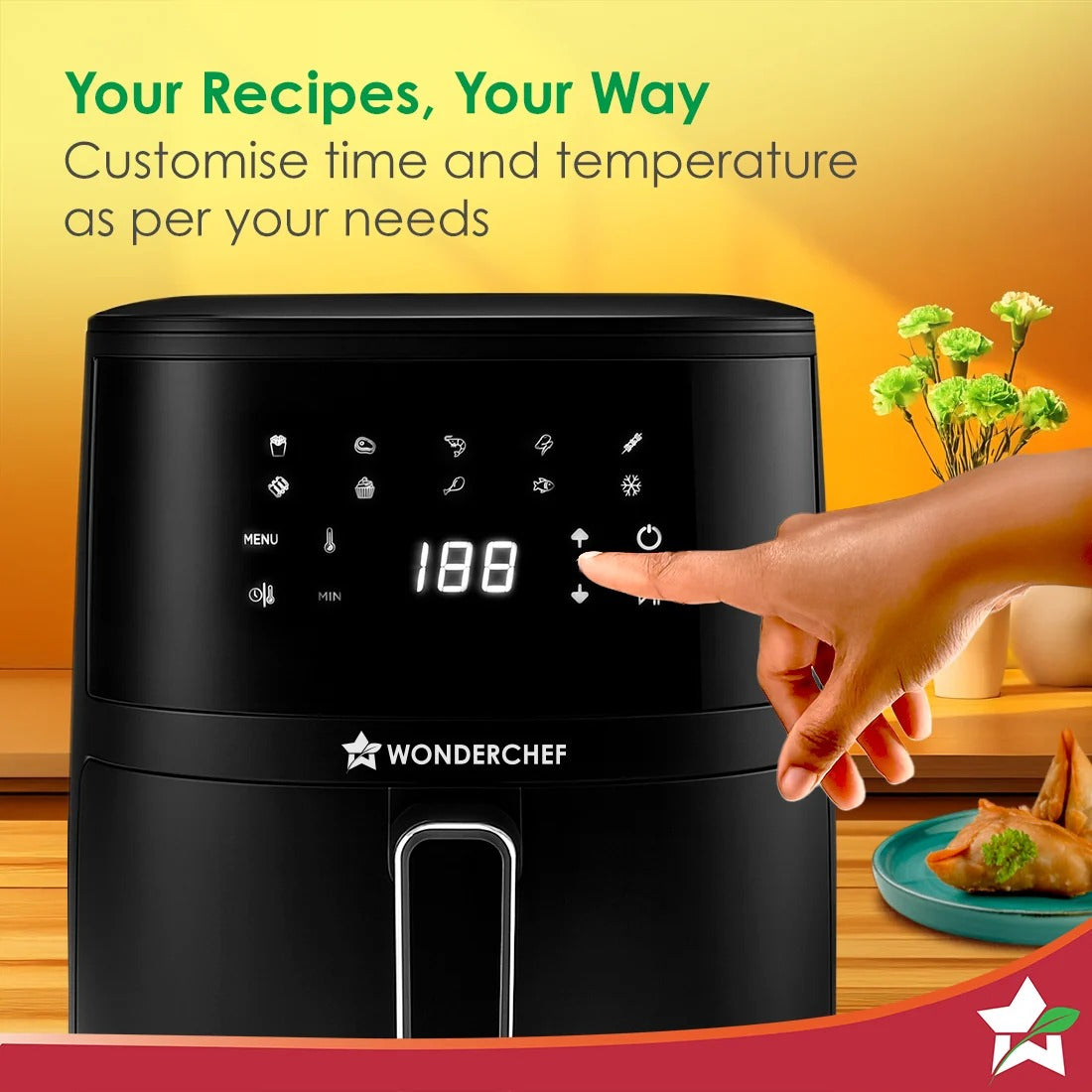 Wonderchef Neo Pro Digital Air Fryer (4.5L) (1300W)