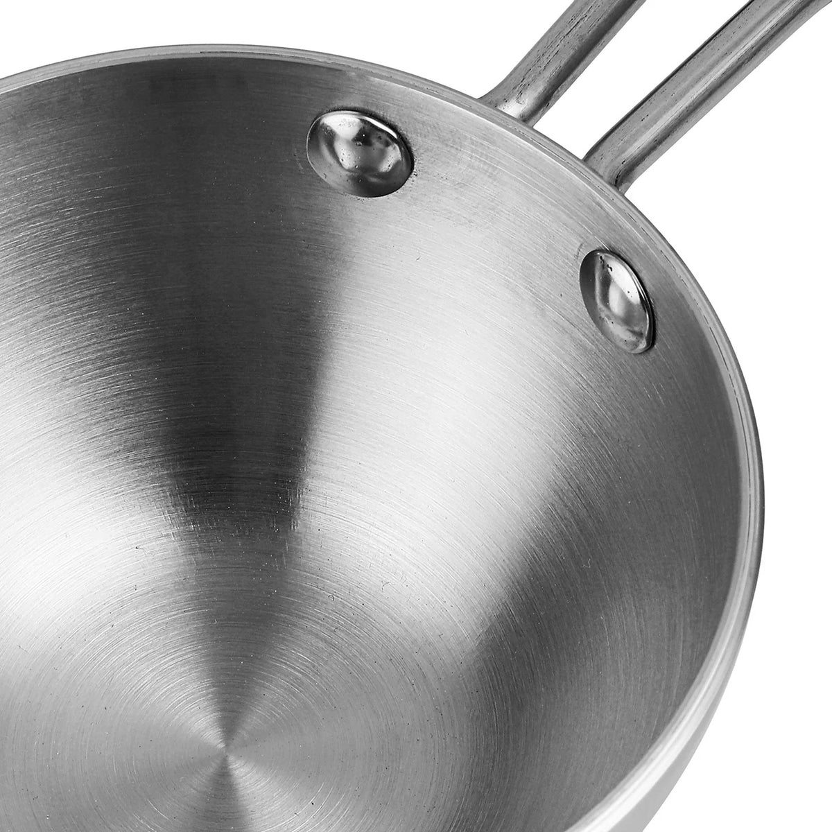 Vinod Platinum Triply Stainless Steel Tadka Pan Large (300 ml)