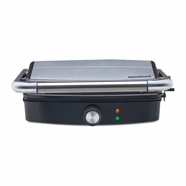 Morphy Richards Imperio Series SM 72 Grill Sandwich Maker (Silver & Black, 1500W)