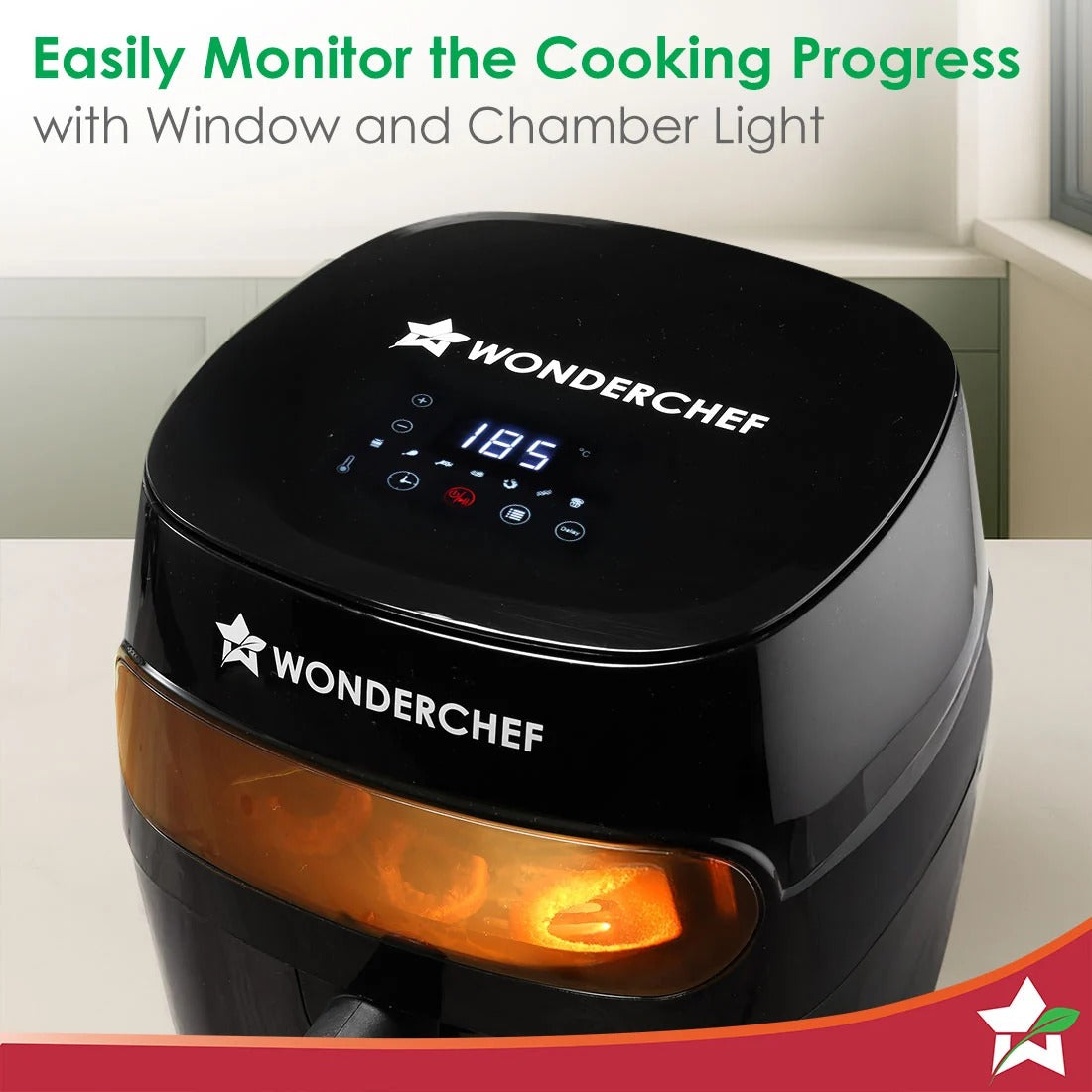 Wonderchef Swift Digital Air Fryer with Window (6L) (1350W)