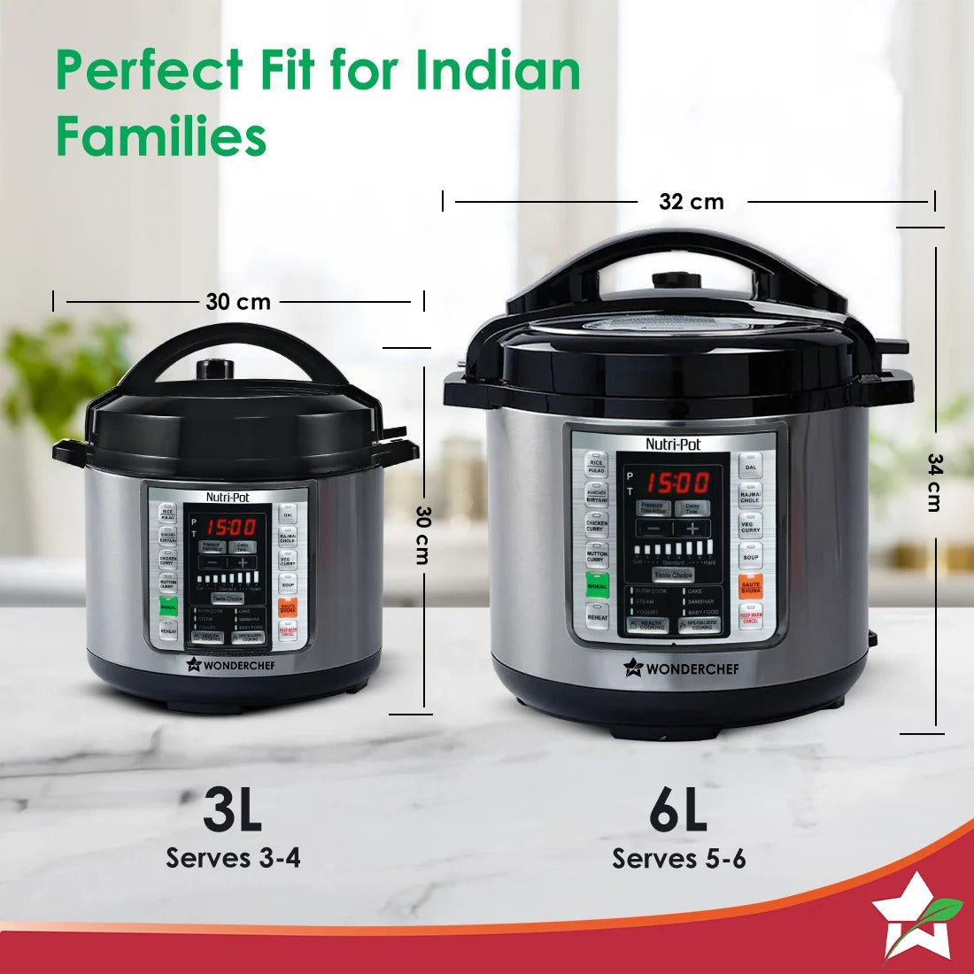 Wonderchef Nutri-Pot Electric Multi Cooker (3L)