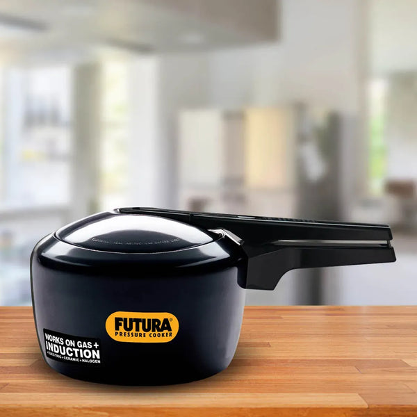 Hawkins Futura Hard Anodised Pressure Cooker (3 Litre, Induction Compatible) (IFP 30)