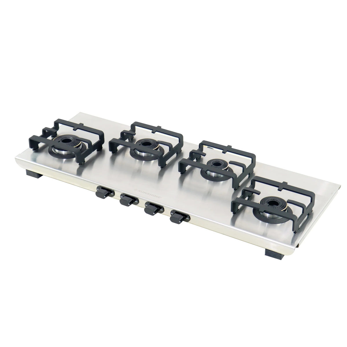 Sunshine Shield Plus Olympic Stainless-Steel Cooktop (4 Burner, Manual Ignition)