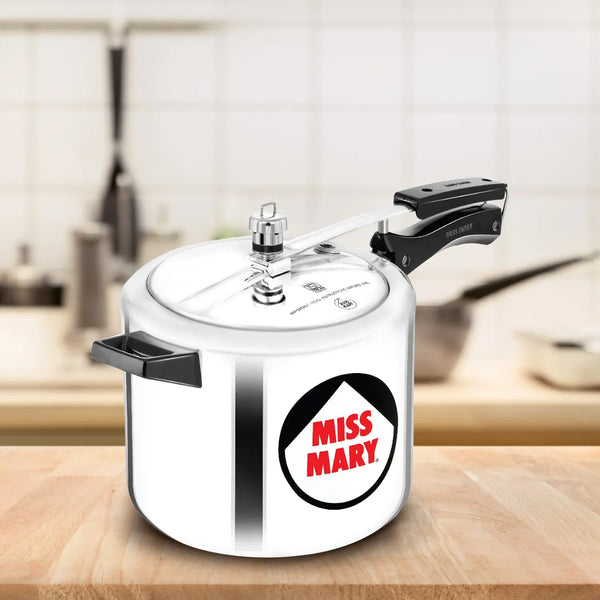 Hawkins Miss Mary Pressure Cooker (6 Litre, Aluminium Pressure Cooker) (MM 60)