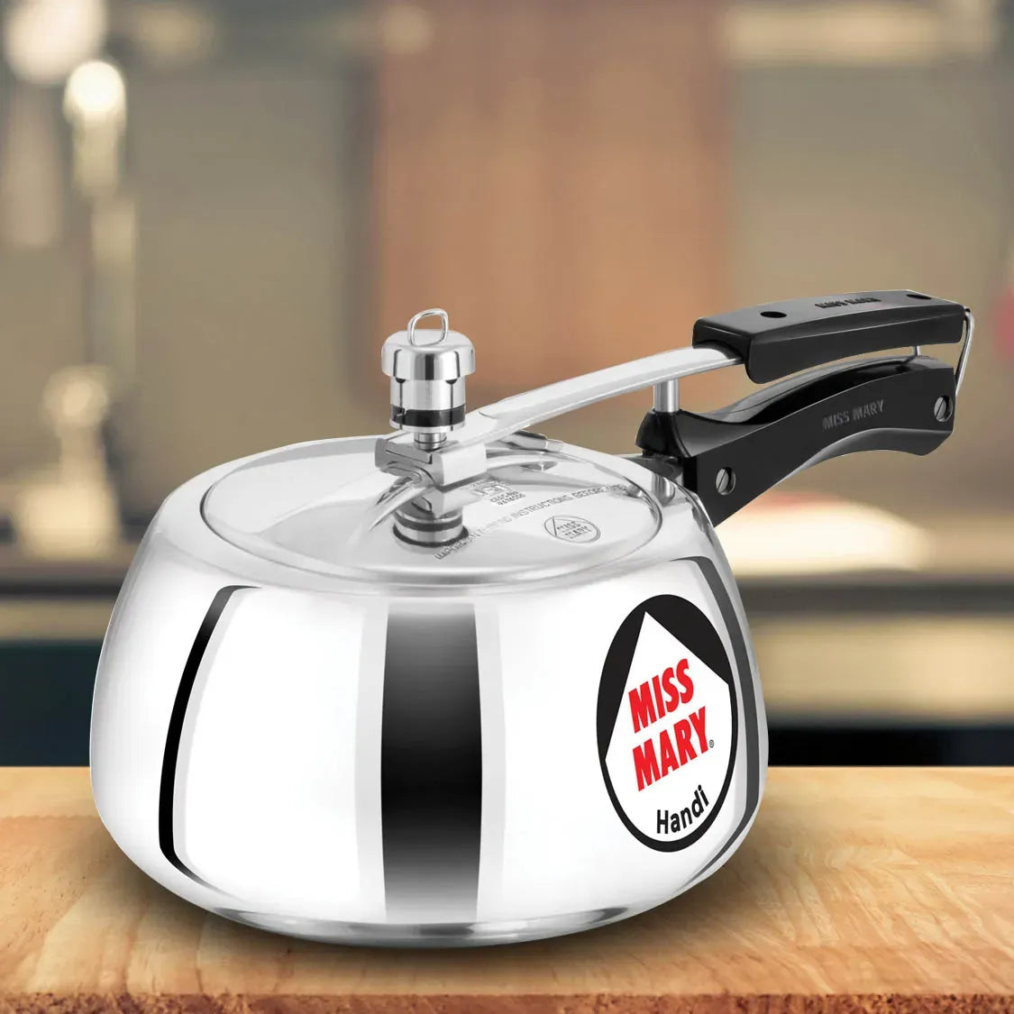 Hawkins Miss Mary Handi Pressure Cooker (3 Litre, Aluminium Handi Cooker) (MMH 30)