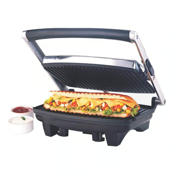 Borosil Jumbo Grill Sandwich Maker (Black, 1000W)