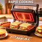 Inalsa Grill Master Sandwich Maker (Black, 1000W)