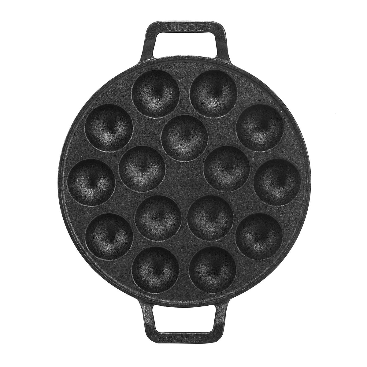 Vinod Legacy Cast Iron Paniyarakkal Pan (15 Cups)