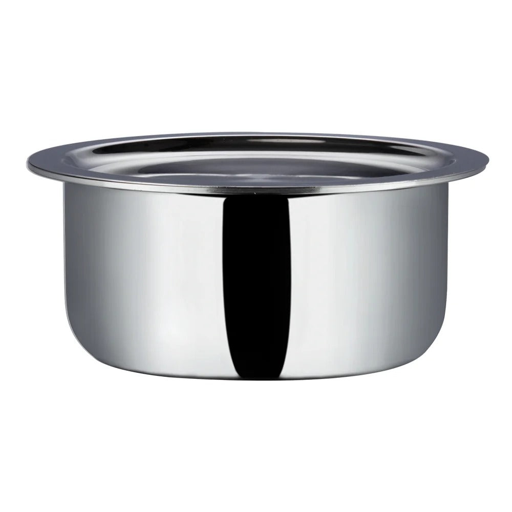 Vinod Platinum Triply Stainless Steel Tope with Lid (5.8 L)