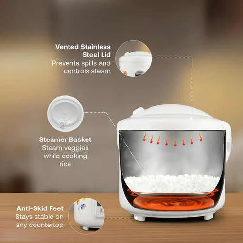 Prestige Delight PRWCS 1.2 Electric Rice Cooker (1.2L)