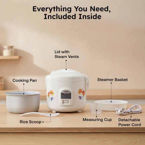 Prestige Delight PRWCS 1.2 Electric Rice Cooker (1.2L)