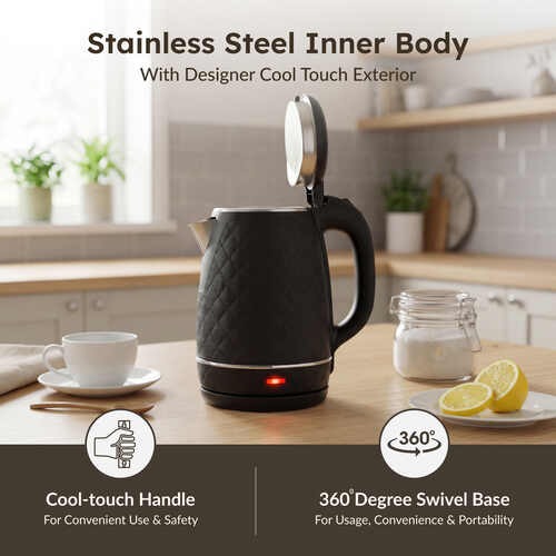 Prestige PKCT Electric Kettle (Black, 1.5 Litre)