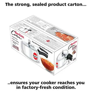 Hawkins Contura Pressure Cooker (3.5 Litre, Aluminium Pressure Cooker) (HC 35)