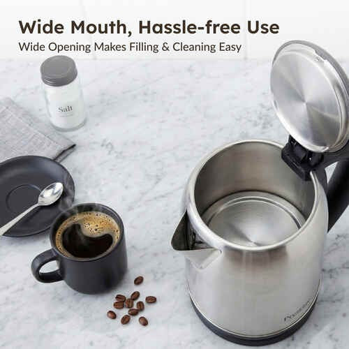 Prestige PKNSS Electric Kettle (Silver & Black, 1 Litre)