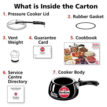 Hawkins Contura Black XT Pressure Cooker (3 Litre, Induction Compatible) (CXT 30)