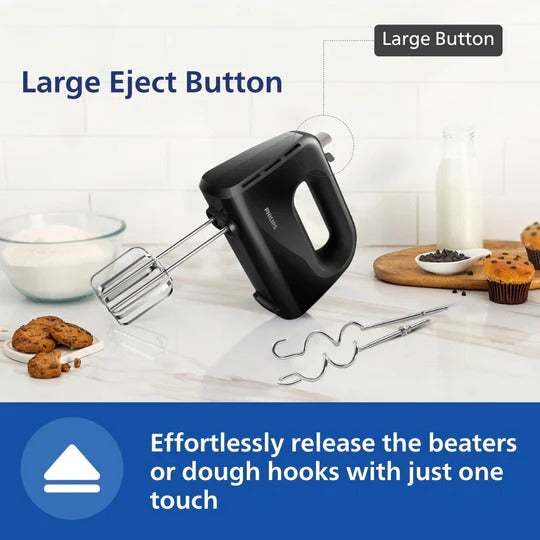 Philips Hand Mixer (Black, 300W)
