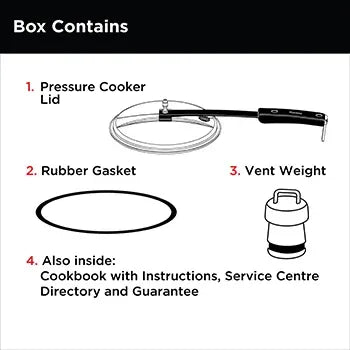 Hawkins Tri-Ply Stainless Steel Pressure Cooker (7 Litre Wide, Induction Compatible) (HSST 7W)